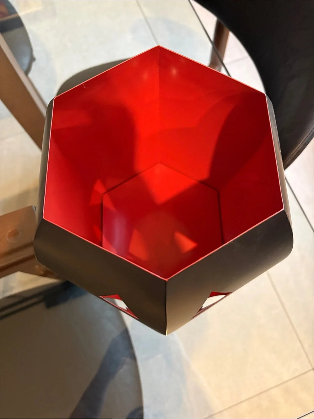 Crate & Barrel small metal jack-o’-lantern